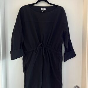 UNIQLO U Cotton Denim Drawstring Dress Size XS
